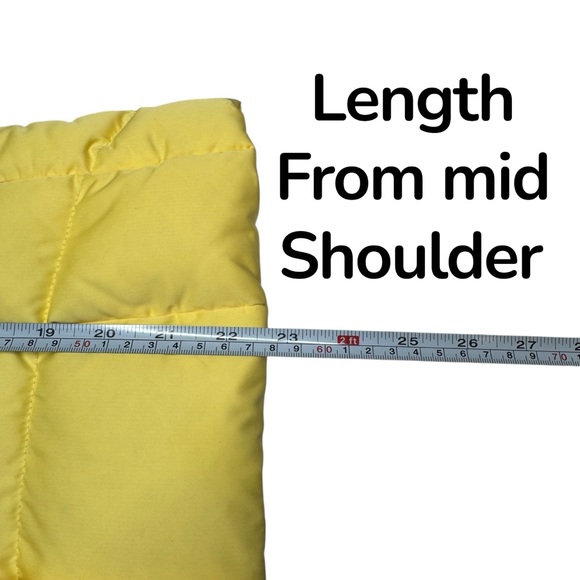 NEW Lily Pulitzer Lauren Down Feather Puffer Vest Starfruit Yellow Womens XS - Picture 16 of 16